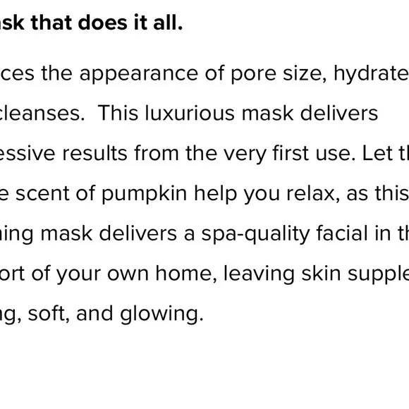 DRMTLGY Pumpkin Enzyme Mask, NEW, SAFETY SEALED - Picture 6 of 6